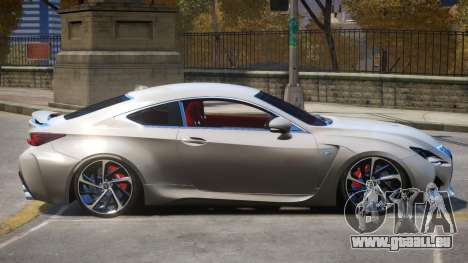 Lexus Coupe RC F für GTA 4