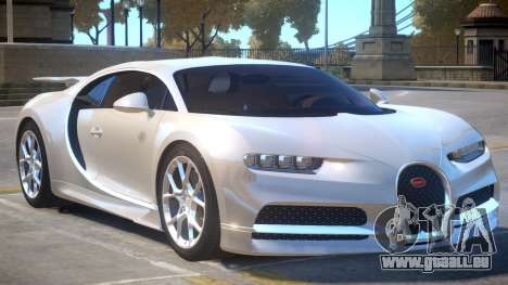 2017 Bugatti Chiron v1.1 pour GTA 4