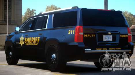 Chevrolet Suburban Police für GTA 4