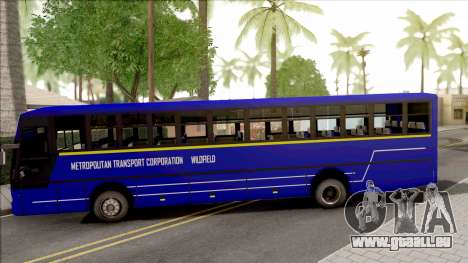 Metropolitan Trans Wilofield Blue Bus pour GTA San Andreas