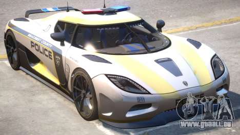 Koenigsegg Agera Police PJ2 für GTA 4