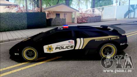 Lamborghini Diablo SV Police NFS Hot Pursuit für GTA San Andreas