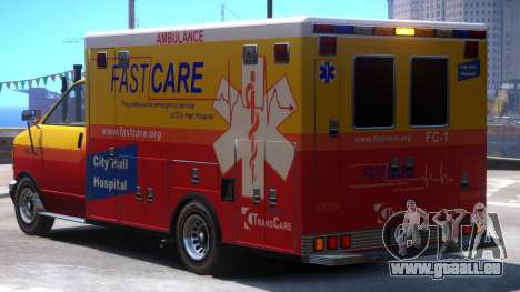 Ambulance City Hall Hospital FastCare pour GTA 4