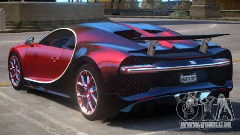 2017 Bugatti Chiron wheel red pour GTA 4