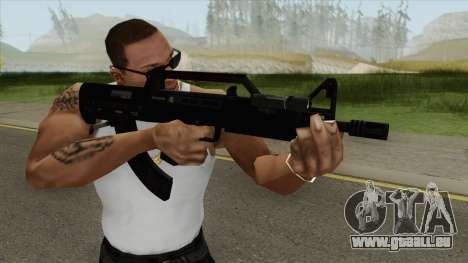Bullpup Rifle (With Flashlight V2) GTA V für GTA San Andreas