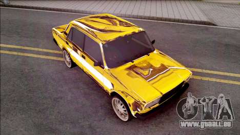 VAZ-2107 Gold Chrome Baku für GTA San Andreas