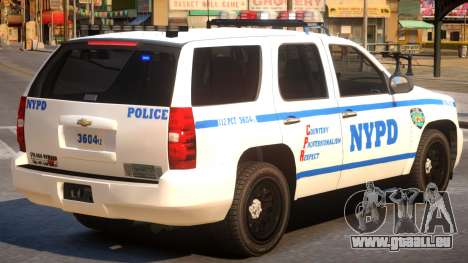 NYPD Chevrolet Tahoe für GTA 4
