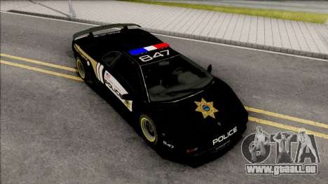 Lamborghini Diablo SV Police NFS Hot Pursuit für GTA San Andreas