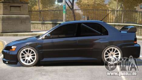 Mitsubishi Lancer Evolution V1.1 pour GTA 4