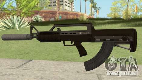 Bullpup Rifle (With Silencer V2) GTA V pour GTA San Andreas
