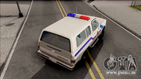 Chevrolet Blazer 1985 Hometown Police für GTA San Andreas