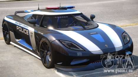 Koenigsegg Agera Police PJ3 für GTA 4