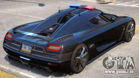 Koenigsegg Agera Police V1 pour GTA 4