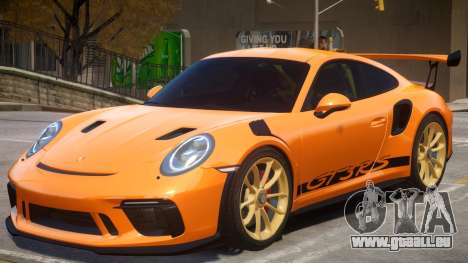 2018 Porsche 911 GT3 RS wheel gold pour GTA 4