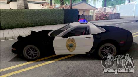 Chevrolet Corvette 1999 Hometown Police für GTA San Andreas