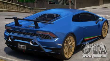 2017 Lamborghini Huracan V1.0 pour GTA 4