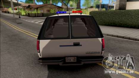 Chevrolet Suburban 1992 Hometown Police pour GTA San Andreas