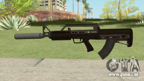 Bullpup Rifle (With Silencer V1) GTA V pour GTA San Andreas