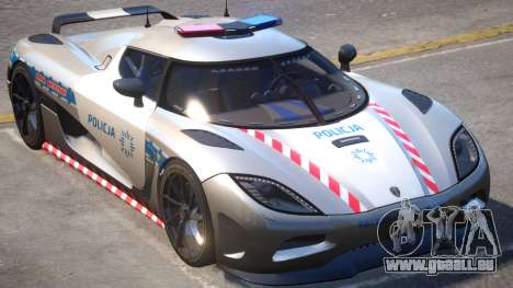 Koenigsegg Agera Highway Police für GTA 4