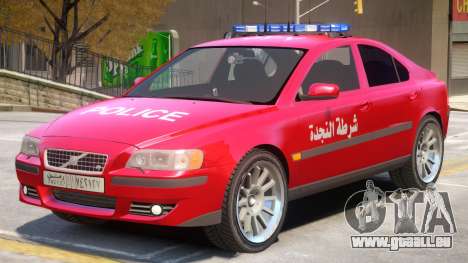 Volvo S60 Police Syrian pour GTA 4