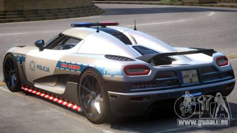 Koenigsegg Agera Highway Police pour GTA 4