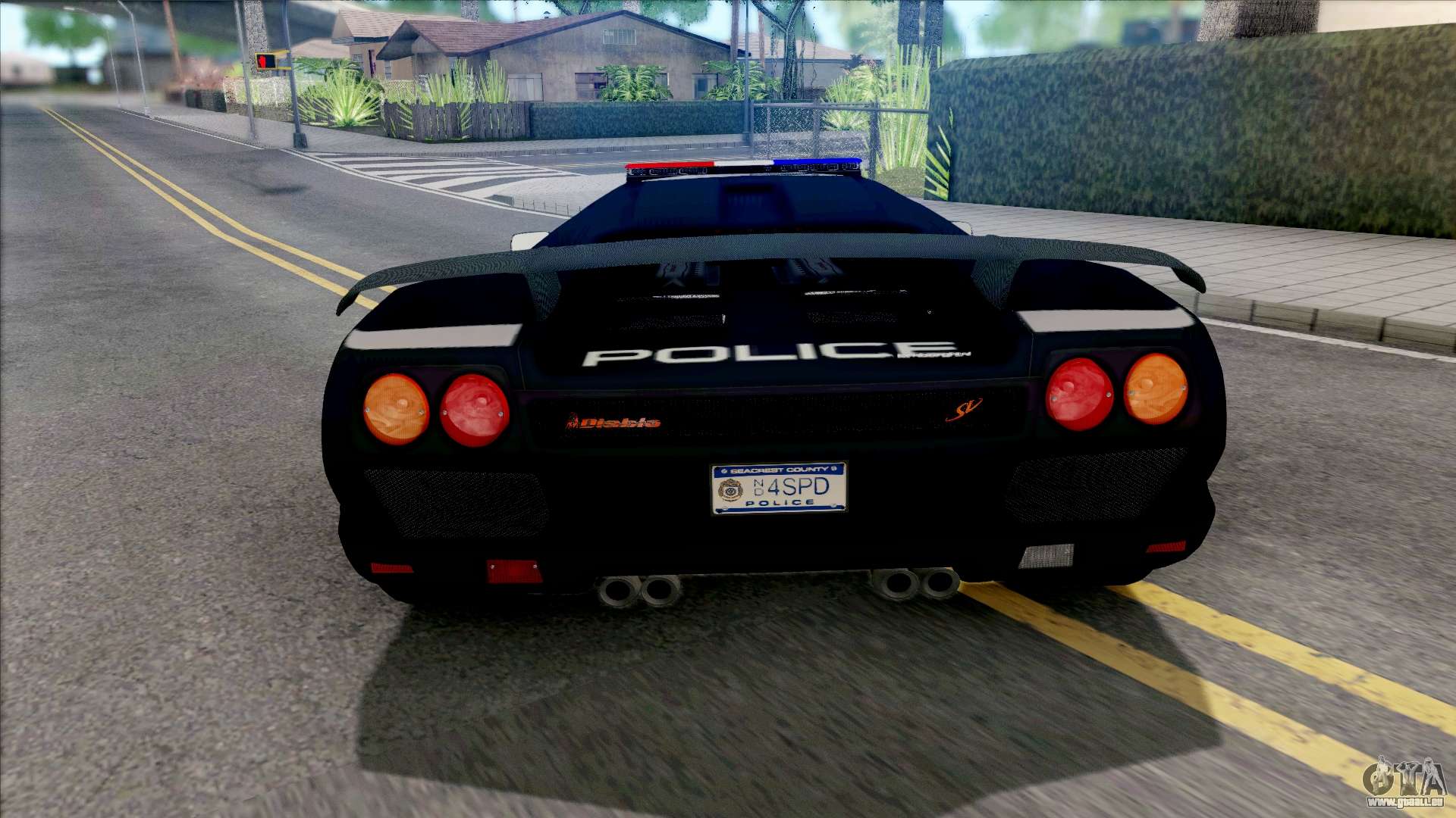 Lamborghini Diablo SV Police NFS Hot Pursuit pour GTA San ...
