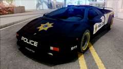 Lamborghini Diablo SV Police NFS Hot Pursuit pour GTA San Andreas
