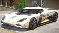 Koenigsegg Agera Police PJ2 pour GTA 4