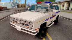 Chevrolet Blazer 1985 Hometown Police pour GTA San Andreas