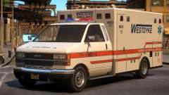 Ambulance Westdyke EMS für GTA 4