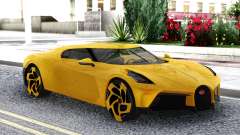 Bugatti La Voiture Noire 2019 Yellow Coupe für GTA San Andreas