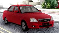 Lada Priora Red Sedan pour GTA San Andreas