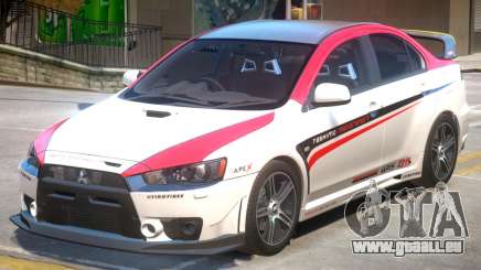 Mitsubishi Lancer Evo X PJ4 für GTA 4