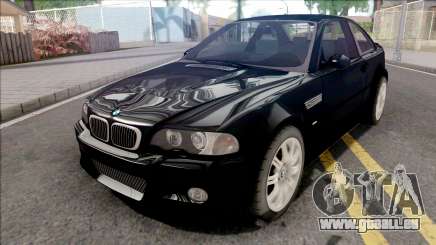 BMW M3 E46 Black pour GTA San Andreas