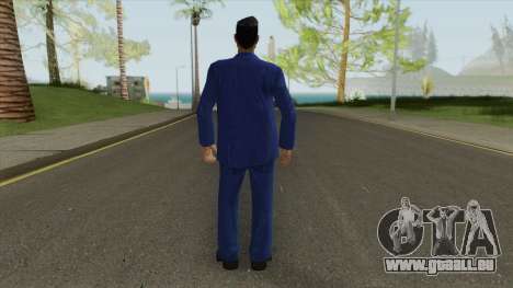 Black Male Young (Blue Suit With Tie) pour GTA San Andreas