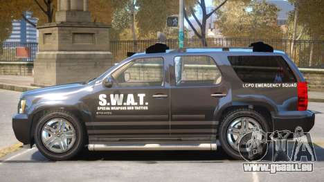 Chevrolet Tahoe V2 SWAT pour GTA 4
