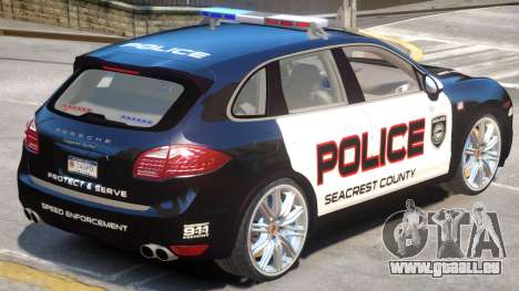 Porsche Cayenne Police pour GTA 4