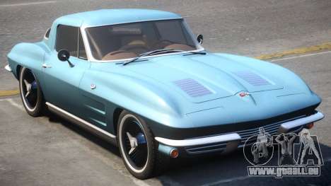 1963 Chevrolet Corvette Blue pour GTA 4