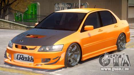 Mitsubitsi Lancer Evolution VIII V1.2 pour GTA 4