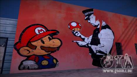 Mario Bros Wall HD für GTA San Andreas