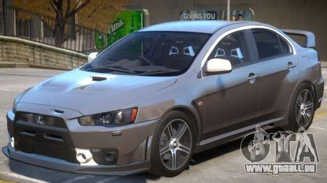 Lancer Evolution X FQ400 PJ1 pour GTA 4