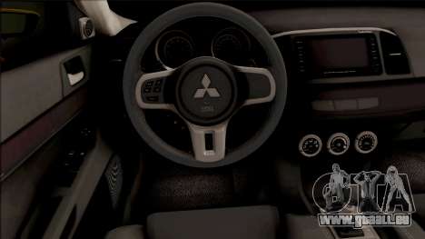 Mitsubishi Lancer Evolution 10 Yandex Taxi für GTA San Andreas