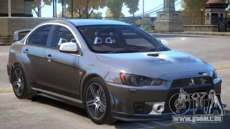 Lancer Evolution X FQ400 PJ1 pour GTA 4