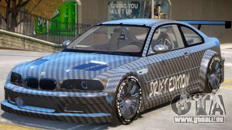 BMW M3 GTR Drift PJ1 für GTA 4