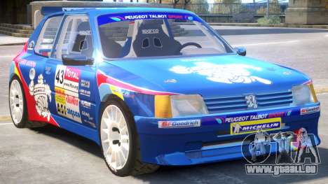 Peugeot 205 V1 PJ für GTA 4