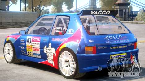 Peugeot 205 V1 PJ für GTA 4