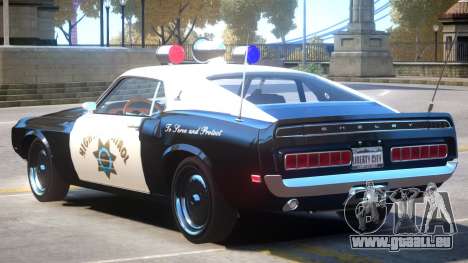 1969 Shelby GT500 Police pour GTA 4