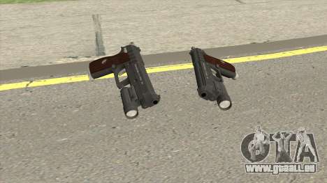 Hawk And Little Pistol GTA V Black (New Gen) V4 für GTA San Andreas