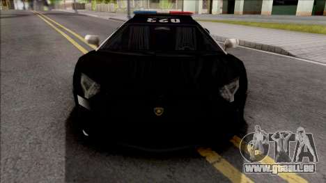 Lamborghini Aventador LAPD für GTA San Andreas