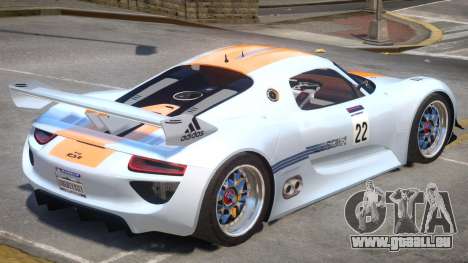 Porsche 918 RSR PJ1 pour GTA 4
